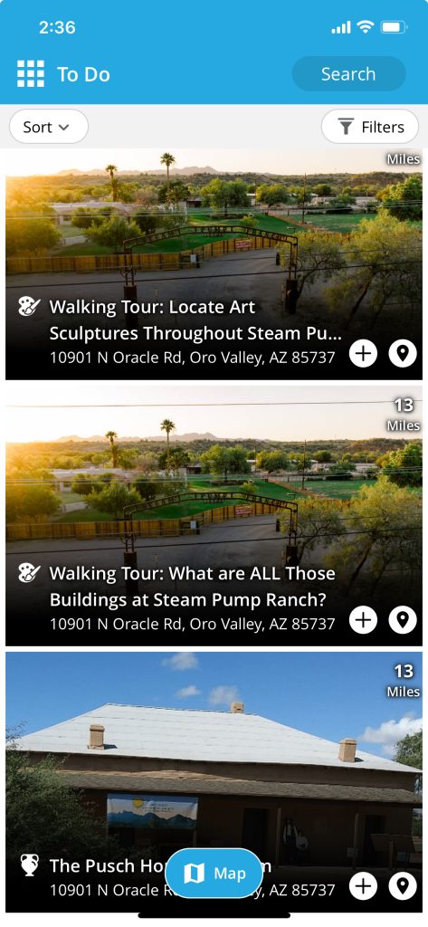 Explore OV App Things to Do