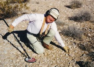 Jim Kriegh Metal Detecting at Gold Basin