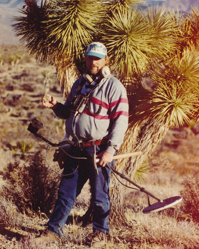 John Blennert at Gold Basin Meteorite Dig, c. 1996-1998