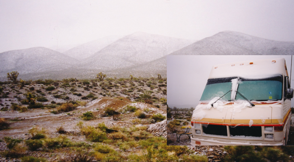Snow at Gold Basin Meteorite Dig c. 1996-1998