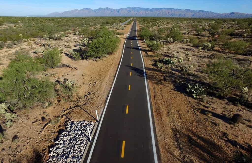 View of the Chuck Huckelberry Loop in Oro Valley