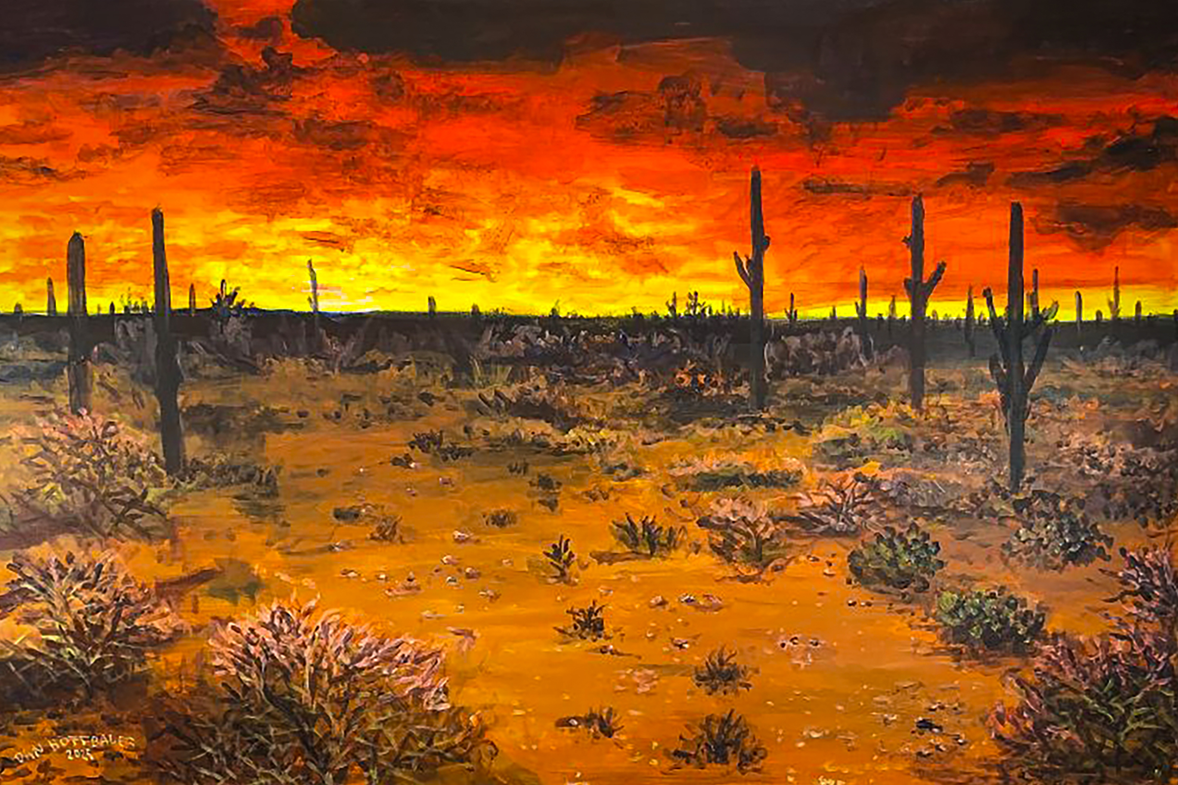 Local Artist Dan Hoffbauer Wins SAAG Award (& Supports OVHS, too!)