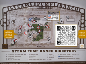 Steam Pump Ranch Directory Sign_Map for 20 Year Celebration