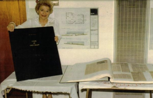 Marjorie Kriegh Displaying Large Books