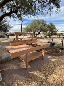 Potter's Bench Made by George Weaver November 2025