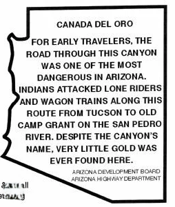 Canada Del Oro Sign Removed Around 2016 - Black and White