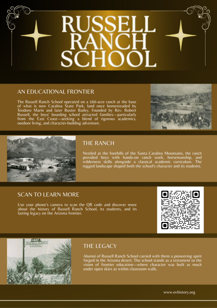 Russell Ranch School_ An Educational Frontier Sign Flyer