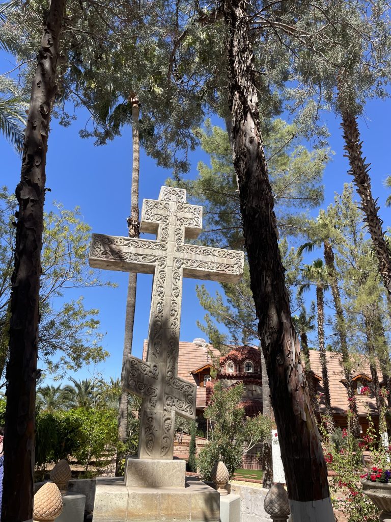 St. Anthony's Greek Orthodox Monastery Cross, Florence, AZ, March 2025