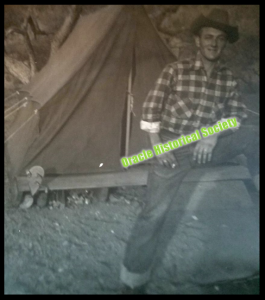 Earl Linwood Francis by Tent - watermarked