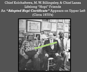 Art, Adoption, Appropriation Oracle Historical Society Chief Kolchaftewa, MW Billingsley, Chief Lansa -watermarked