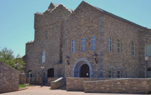 Irish Cultural Center and McClelland Library that looks like a castle