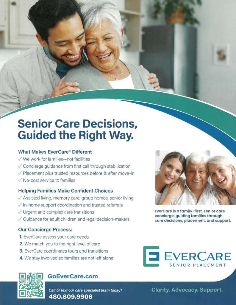 EverCare Flyer.pdf of a son hugging his mother