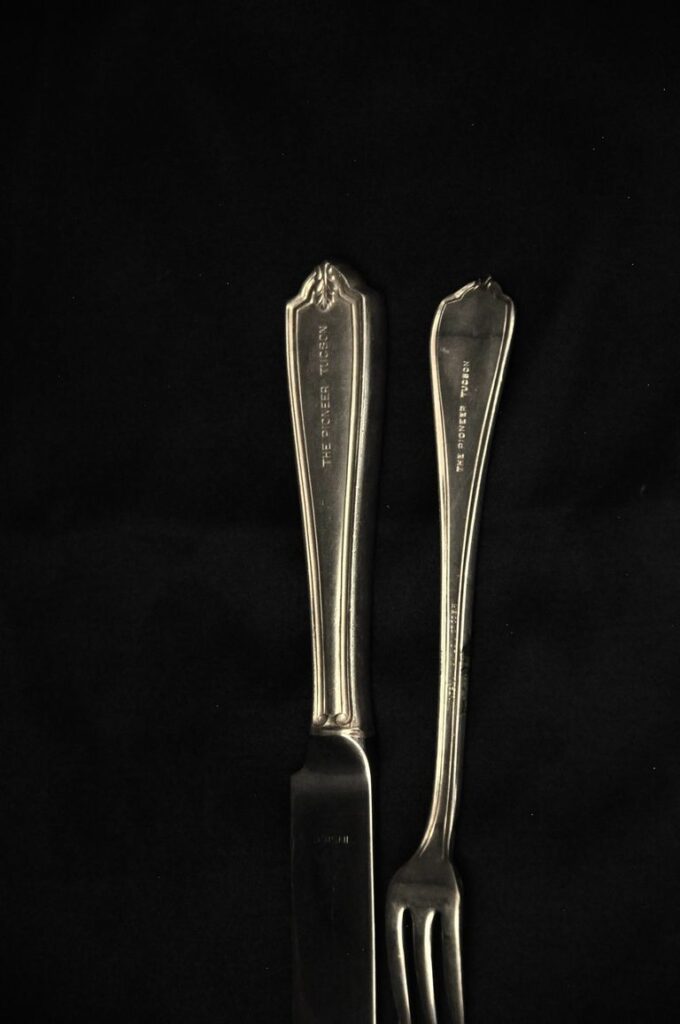 Pioneer Hotel Silverware with Engraving