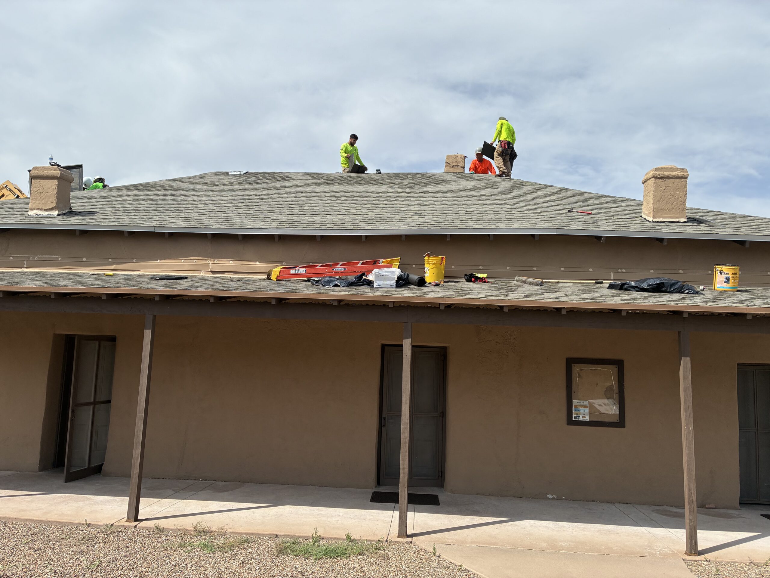 New Roof at Pusch House Museum